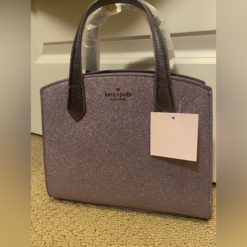 Kate Spade purple shimmery bag NWT!